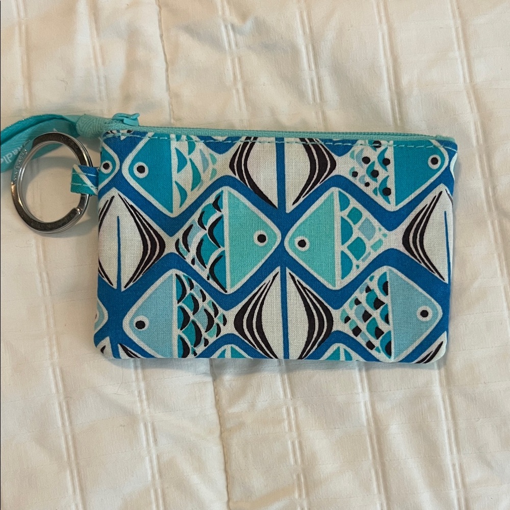 Vera Bradley Small Wallet Go Fish Blue